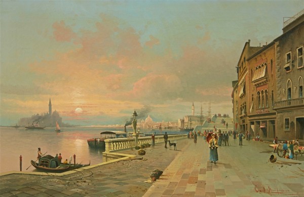A View of Venice by Karl Kaufmann